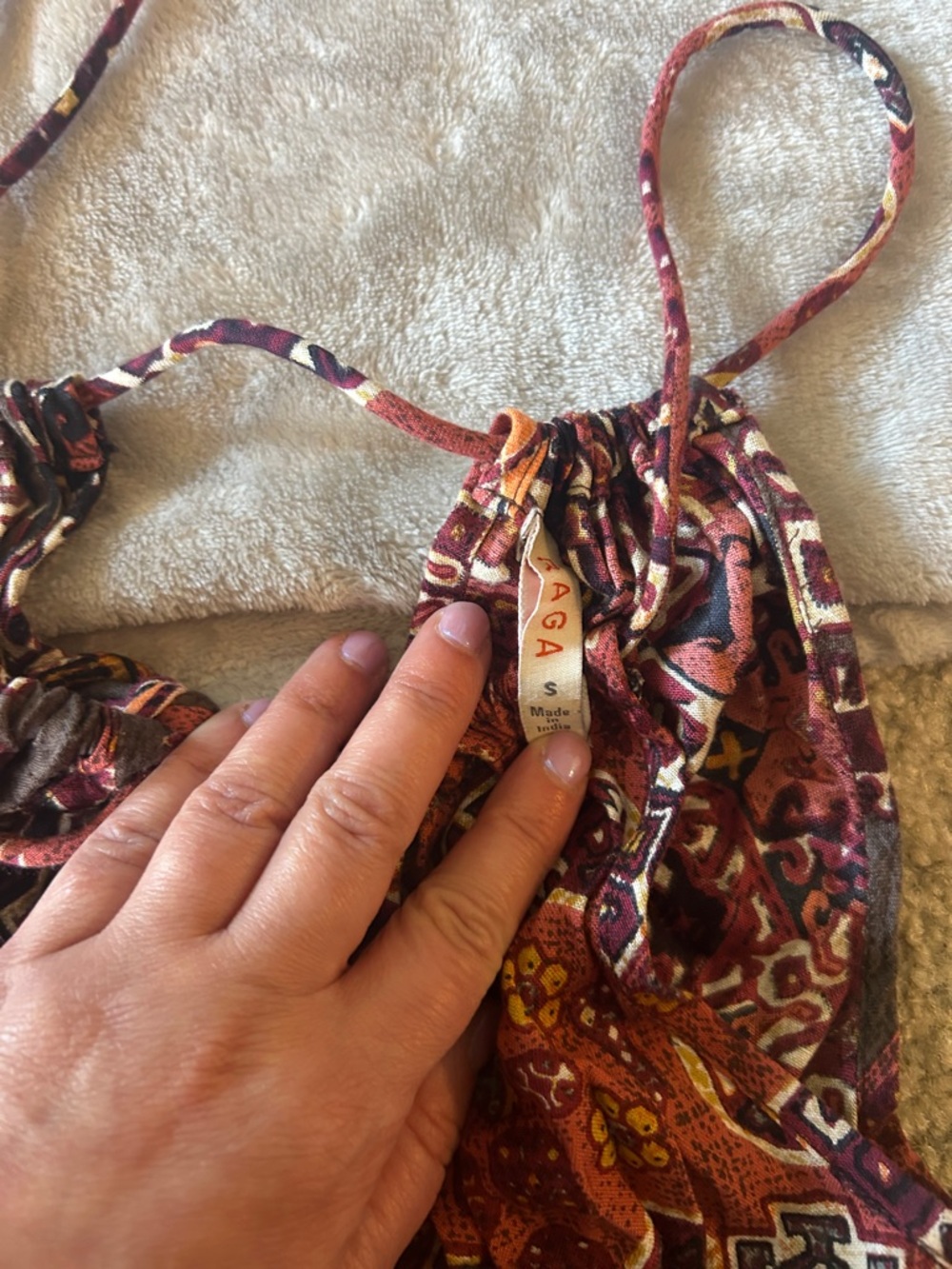 Raga (Anthro) tribal maxi dress with cutouts - Picture 6 of 7